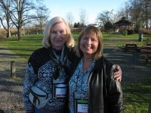 Alison Gardner and me in Richmond, BC, at the TMAC conference.