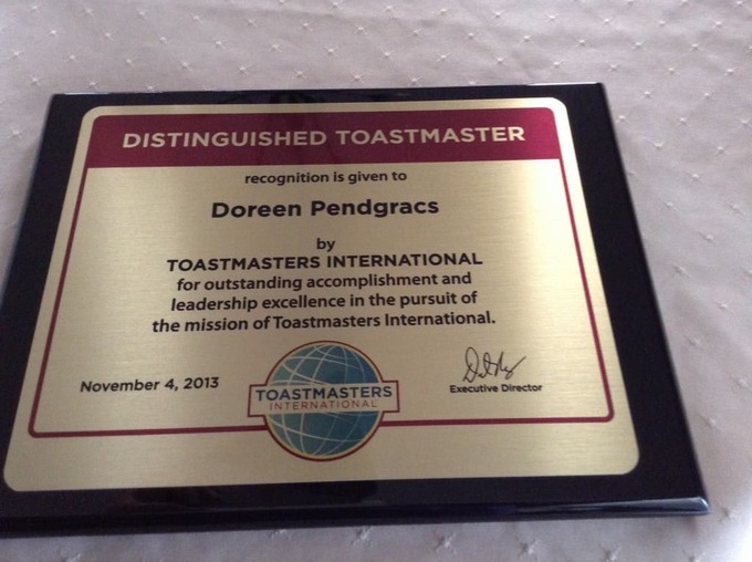 Toastmasters International is a marvellous group to belong to.