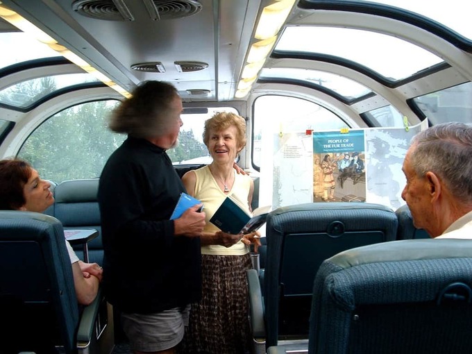Irene Ternier Gordon Irene-Ternier-Gordon-on-Via-Rail