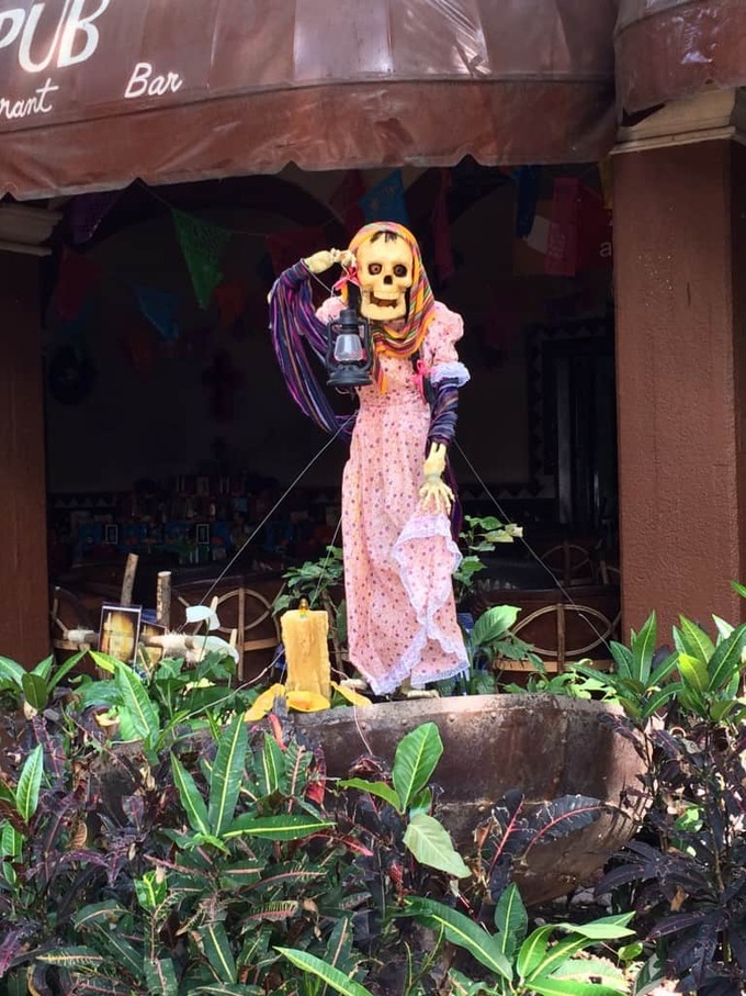 You will find Day of the Dead decorations everywhere in Mexico.