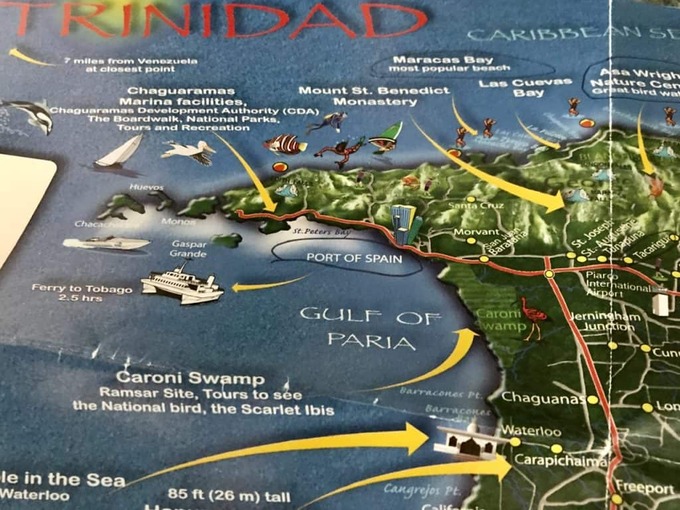 trinidad has an ideal location in the west indies, close to venezuela and other caribbean islands.